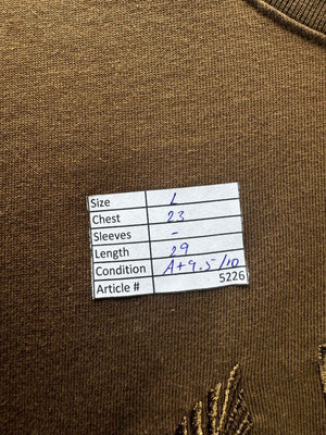 Burberry® Large | Chest: 23" | Brown | T-Shirt | Cotton | 5226 - Genuine Maal