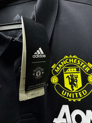 Adi*as® Small | Chest: 20.5" | Manchester United | Sports Football Polo | Polyester | 5429 - Genuine Maal