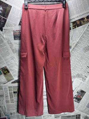 Nasty Gal® Waist: 30" | Terracotta | Palazzo Pants | B8 - 3030 - Genuine Maal