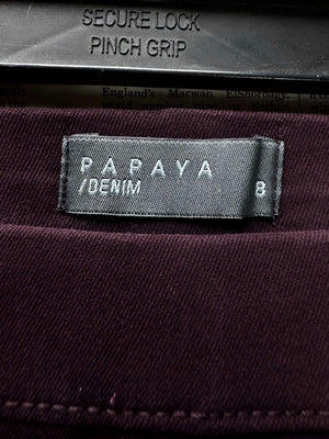 Papaya® Waist: 28" | Burgundy | Pants | B8 - 3031 - Genuine Maal