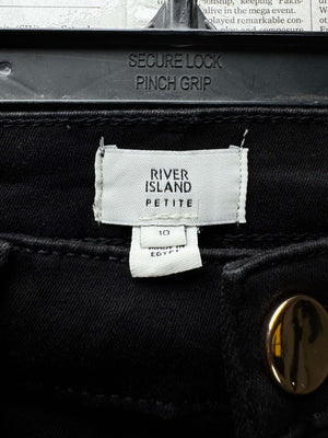 River Island® Waist: 28" | Black | Denim Pants | B8 - 3039 - Genuine Maal