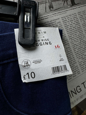 George® Waist: 34" to 36" | Royal Blue | Jeggings Pants | B8 - 3044 - Genuine Maal