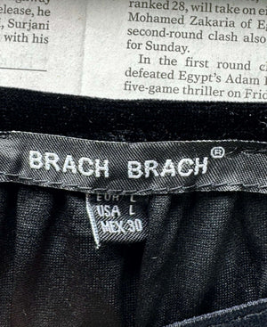 Brach Brach® Waist: 24" | Lace Trim Emerald Green | Midi Skirt | B8 - 3040 - Genuine Maal