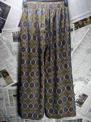 ® Waist: 26" to 28" | Kaleidoscope Mosaic Print | Maxi Skirt | B8 - 3073 - Genuine Maal