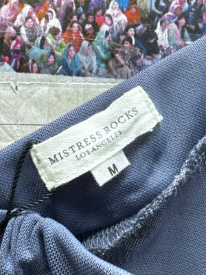 Mistress Rocks® Waist: 26" to 28" | Periwinkle Blue | Midi Skirt | B8 - 3038 - Genuine Maal