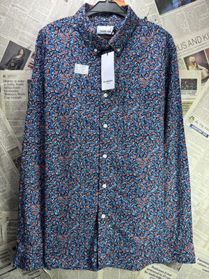 Goodfellow® Large | Chest: 23.5" | Floral | Shirt | Cotton - Spandex | 3884 - Genuine Maal