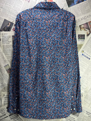 Goodfellow® Large | Chest: 23.5" | Floral | Shirt | Cotton - Spandex | 3884 - Genuine Maal