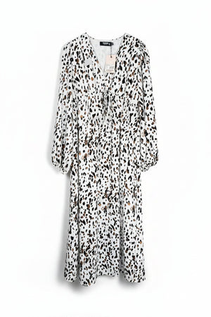 Missguided® Large | Bust: 20" | Leopard - Inspired Print | Maxi Dress | B8 - 5271 - Genuine Maal