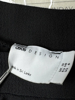 Asos® Small | Bust: 17.5" | Black | Mini Dress | B8 - 5274 - Genuine Maal