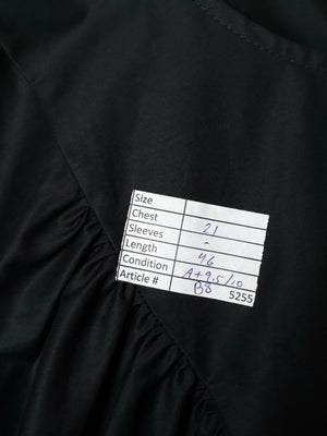 Nocturne® Large | Bust: 21" | Black | Midi Dress | B8 - 5255 - Genuine Maal