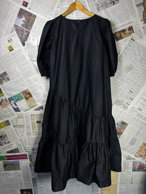 Nocturne® Large | Bust: 21" | Black | Midi Dress | B8 - 5255 - Genuine Maal