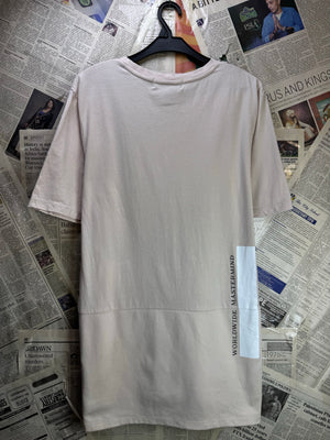 Forever® Small | Chest: 19" | Light Brown | T-Shirt | Cotton | 4100 - Genuine Maal