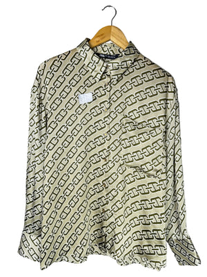 Zara® Large | Chest: 21" | Geometric Pattern | Shirt | B8 - 5262 - Genuine Maal