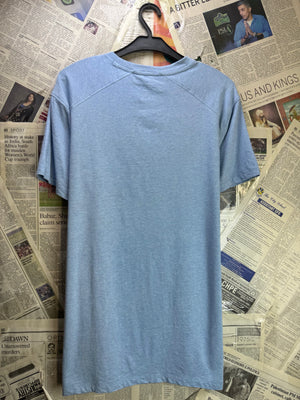 Kenneth Cole® Medium | Chest: 21.5" | Blue | T-Shirt | Cotton - Viscose - Spandex | 4078 - Genuine Maal