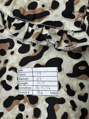Boohoo® Small | Bust: 18" | Leopard Print | Mini Dress | B8 - 5469 - Genuine Maal