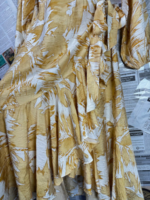 H&M® Medium | Bust: 19" | Brushstroke Print | Maxi Dress | B9 - 5065 - Genuine Maal