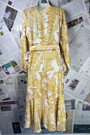H&M® Medium | Bust: 19" | Brushstroke Print | Maxi Dress | B9 - 5065 - Genuine Maal