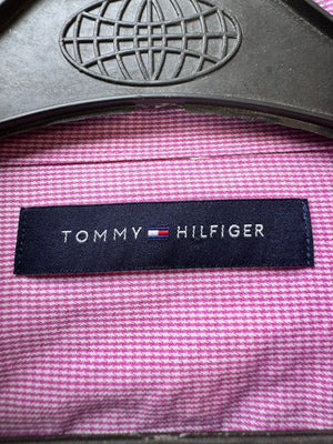 Tommy Hilfig*r® Medium | Chest: 22.5" | Pin Check | Shirt | Cotton | 4085 - Genuine Maal