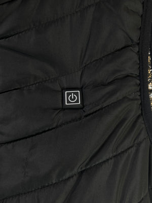® Small | Chest: 20" | Black | Power Bank Powered Warm Sleeveless Jacket | 1892 - Genuine Maal