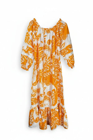 New Look® Medium | Bust: 19" | Floral Print | Maxi Dress | B9 - 5085 - Genuine Maal