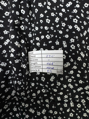 Shein® Small | Bust: 17.5" | Ditsy Floral Print | Midi Dress | B9 - 5075 - Genuine Maal