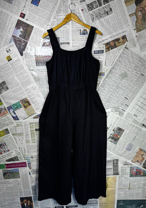 Primark® Medium | Bust: 19" | Black | Jumpsuit | B9 - 5071 - Genuine Maal