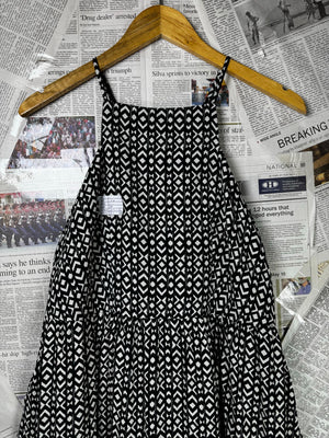 Next® XS | Bust: 16" | Geometric | Maxi Dress | B9 - 5088 - Genuine Maal