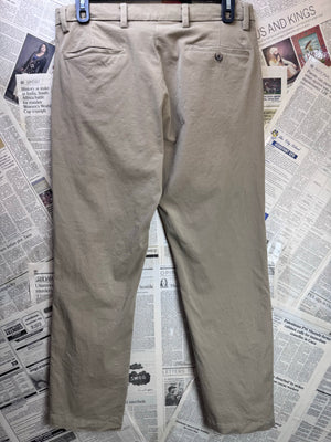 D*ckers® Waist: 34" | Khaki | Straight - Fit Chino Pants | Cotton - Elastane | 1453 | Made in Bangladesh - Genuine Maal
