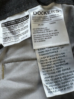 D*ckers® Waist: 34" | Khaki | Straight - Fit Chino Pants | Cotton - Elastane | 1453 | Made in Bangladesh - Genuine Maal