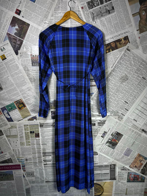Monk® Large | Bust: 20" | Check | Maxi Dress | B9 - 5269 - Genuine Maal