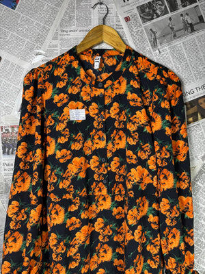JDY® XS | Bust: 16" | Floral Print | Midi Dress | B9 - 5084 - Genuine Maal