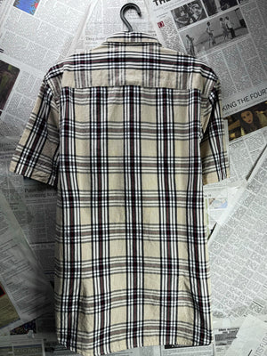 River Island® Small | Chest: 20.5" | Check | Shirt | Cotton | M1 - 5489 - Genuine Maal