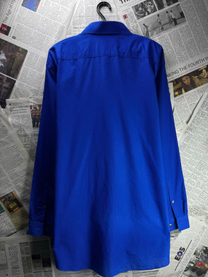 JF® L/XL | Chest: 24.5" | Royal Blue | Collar: 17"/17.5" Slim Fit Shirt | Poly-Cotton | M1 - 5490 - Genuine Maal