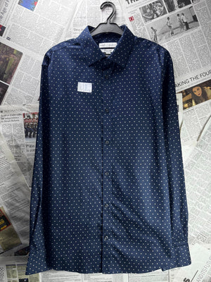 M&S® Large | Chest: 23" | Polka Dots | Shirt | Cotton | M1 - 5483 - Genuine Maal