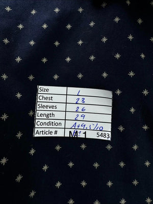 M&S® Large | Chest: 23" | Polka Dots | Shirt | Cotton | M1 - 5483 - Genuine Maal