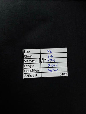 Oliver Stead® XL | Chest: 26" | Black | Shirt | Poly-Cotton | M1 - 5482 - Genuine Maal