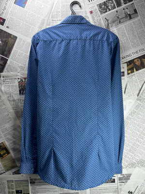 IntelliGent Store® Small | Chest: 20.5" | Blue | Camp Shirt | Poly-Cotton | M1 - 5477 - Genuine Maal