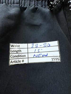 Primark® Waist: 28" to 30" | Black | Swim Shorts | Poly | 1595 - Genuine Maal