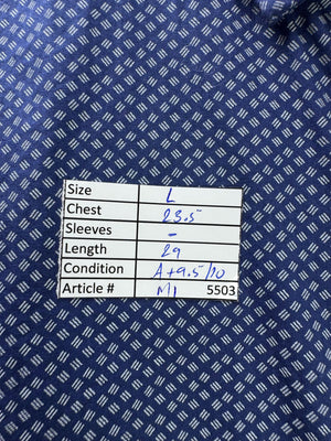 F&F® Large | Chest: 23.5" | Blue | Shirt | Cotton | M1 - 5503 - Genuine Maal