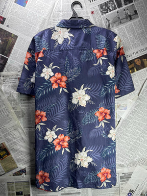 Primark® XXL | Chest: 27" | Floral | Shirt | Cotton | M1 - 5507 - Genuine Maal