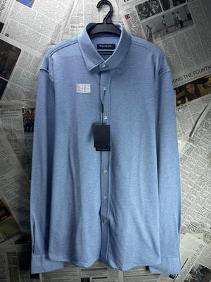 Without Prejudice® Large | Chest: 24" | Blue | Collar: 17" Shirt | Cotton | M1 - 5499 - Genuine Maal
