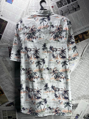 H&M® Large | Chest: 23" | White | Camp Shirt | Cotton | M1 - 5685 - Genuine Maal