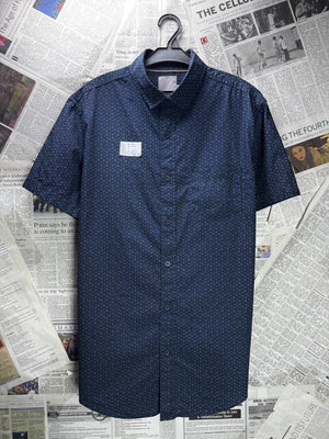 A-Frame® Medium | Chest: 21.5" | Blue | Shirt | Cotton | M2 - 5682 - Genuine Maal
