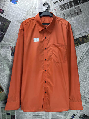Hisdern® Large | Chest: 24" | Orange | Collar: 17" Shirt | Poly-Cotton | M2 - 5698 - Genuine Maal