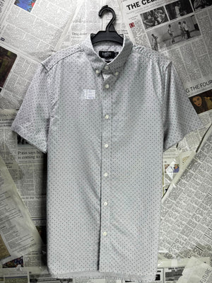 Burton® Small | Chest: 19.5" | Polka Dots | Shirt | Cotton | M1 - 5891 - Genuine Maal