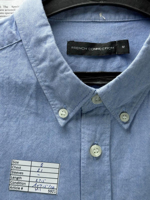French Connection® Small | Chest: 21" | Blue | Shirt | M1 - 5921 - Genuine Maal