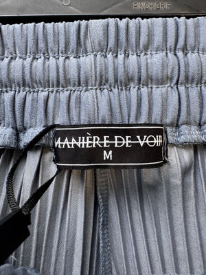 Maniere De Voir® Waist: 30" to 32" | Grey | Shorts | Poly - Elastane | 1630 - Genuine Maal