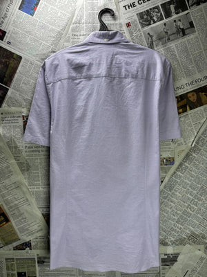 Next® Medium | Chest: 21.5" | Lavender | Slim Fit Shirt | Cotton-Elastane | M3 - 5888 - Genuine Maal
