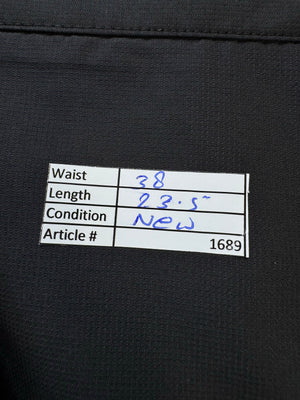 PNG® Waist: 38" | Black | Golf Shorts | Poly | 1689 - Genuine Maal
