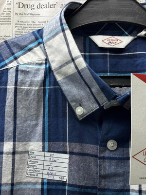 Lee Cooper® Medium | Chest: 21.5" | Check | Shirt | M2 - 5884 - Genuine Maal